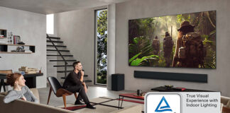 Gütesiegel „True Visual Experience with Indoor Lighting“.