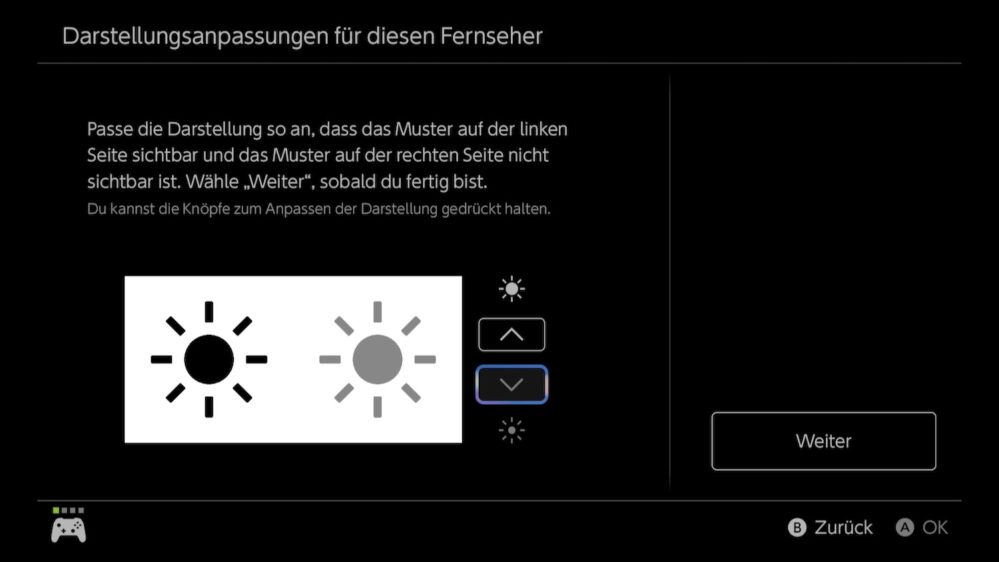 Nintendo Switch 2 HDR Kalibrierung