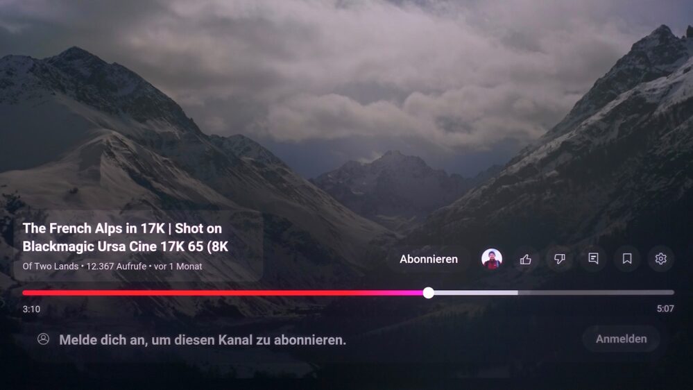 Samsung QN900F 8K Youtube