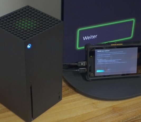 Xbox Series X HDR Abgleich
