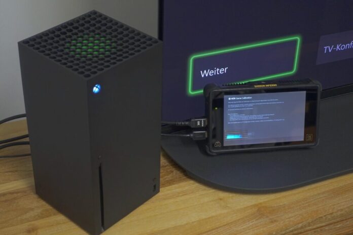 Xbox Series X HDR Abgleich Xbox Series X HDR Abgleich
