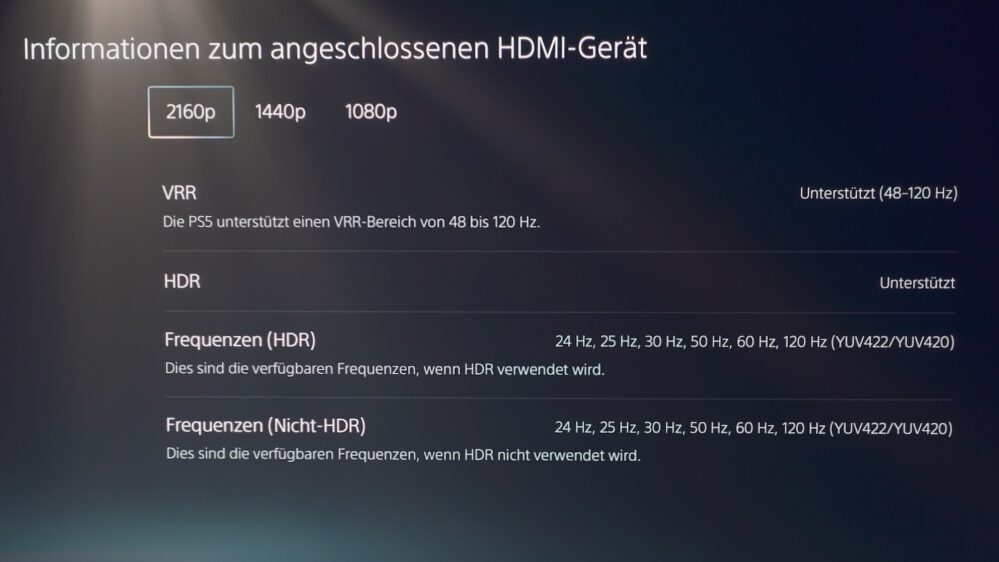 LG OLED C5 PS5