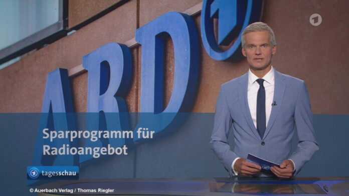 Details zur Reduzierung der ARD-Radios hörte man in der Tagesschau vom 26.6. noch nicht