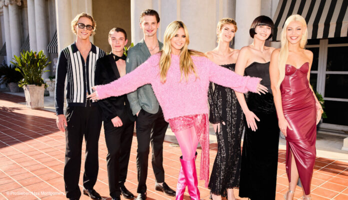 GNTM-Finale Heidi Klum und die GNTM-Finalisten 2025