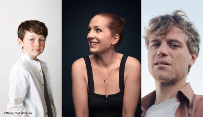 Harry-Potter-Cast Leo Earley, Katherine Parkinson und Johnny Flynn