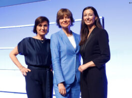 Sandra Maischberger, Maybrit Illner und Pinar Atalay bei den Horizont Awards