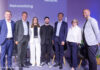 v.l.Stefan Sutor (Medien.Bayern), Dr. Thorsten Schmiege (BLM), Dr. Carolin Gierth (BLM), Felix Rieger (Medien.Bayern), Markus Knall (Ippen.Media), Annette Kümmel (Medien.Bayern), Jim Sengl (Medien.Bayern)