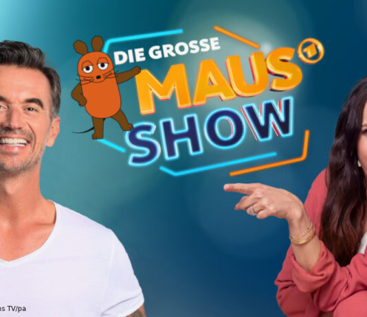 Maus Show Logo mit Florian Silbereisen und Esther Sedlaczek