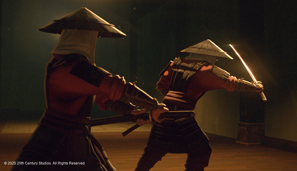 Zwei Samurai kämpfen in Predator: Killer of Killers