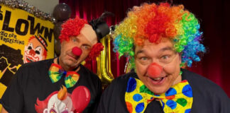 Peter Rütten, Oliver Kalkofe als Clowns bei "SchleFaZ"