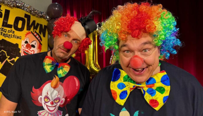 SchleFaZ Peter Rütten, Oliver Kalkofe als Clowns bei "SchleFaZ"