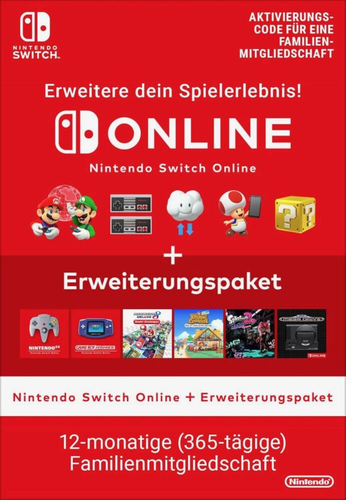Switch 2 Onlinemitgliedschft