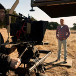Kevin Costner am Set von "The West"
