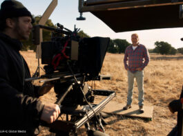 Kevin Costner am Set von "The West"