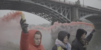 Das Abortion Dream Team protestiert