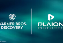 Logos Warner Bros. Discovery und Plaion Pictures
