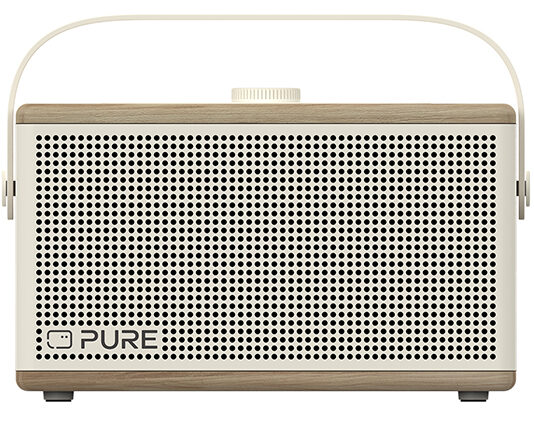 Neuer Bluetooth-Speaker von Pure mit Hintergrundlicht.