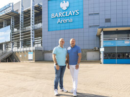 LED-Cabinets der XHB Fascia-Serie für Barclays Arena.