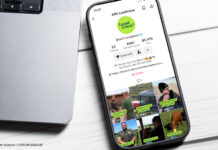 Smartphone mit dem "ARD Landleben" TikTok Kanal