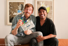 Simon Pearce und Sebastian Winkler am Set von BAPPAS