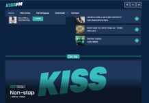 Homepage von KISS FM