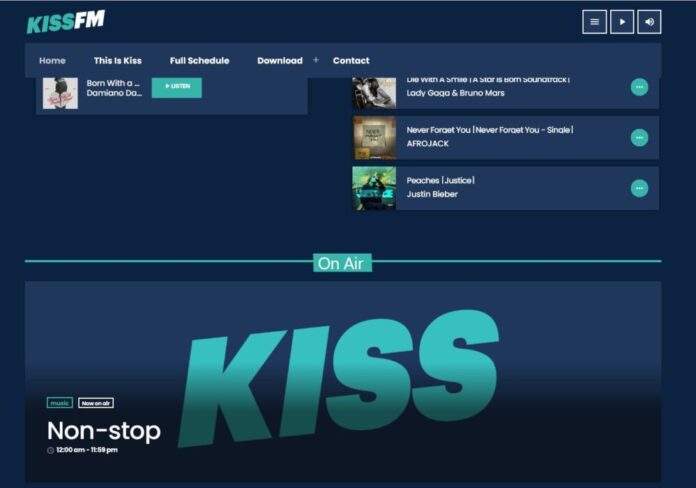 KISSNL Homepage von KISS FM
