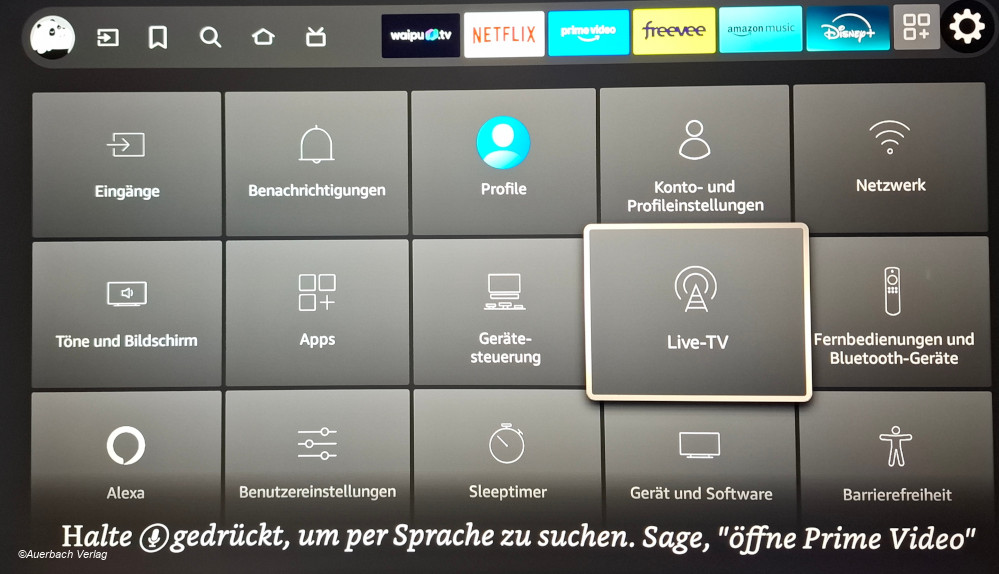 Panasonic TV-55W83AE6, Einstellungen