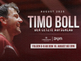 Timo-Boll-Doku bei Dyn: Finale Folgen ab 16. August.