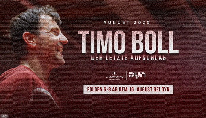 Timo-Boll-Doku bei Dyn: Finale Folgen ab 16. August.