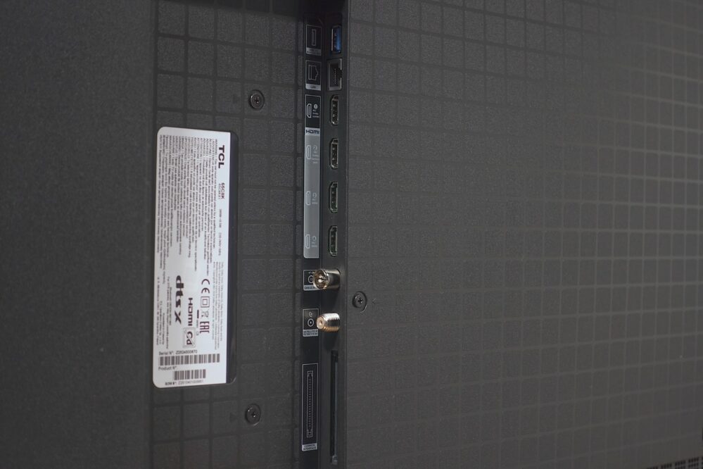 TCL C8K Anschlüsse