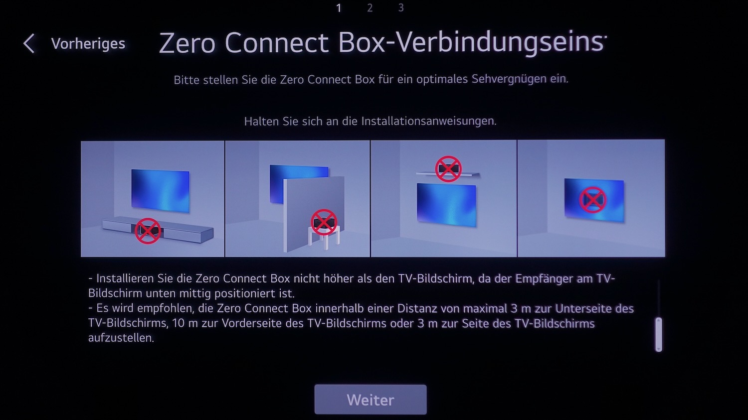 LG OLED M5 Zero Connect Box Einrichtung