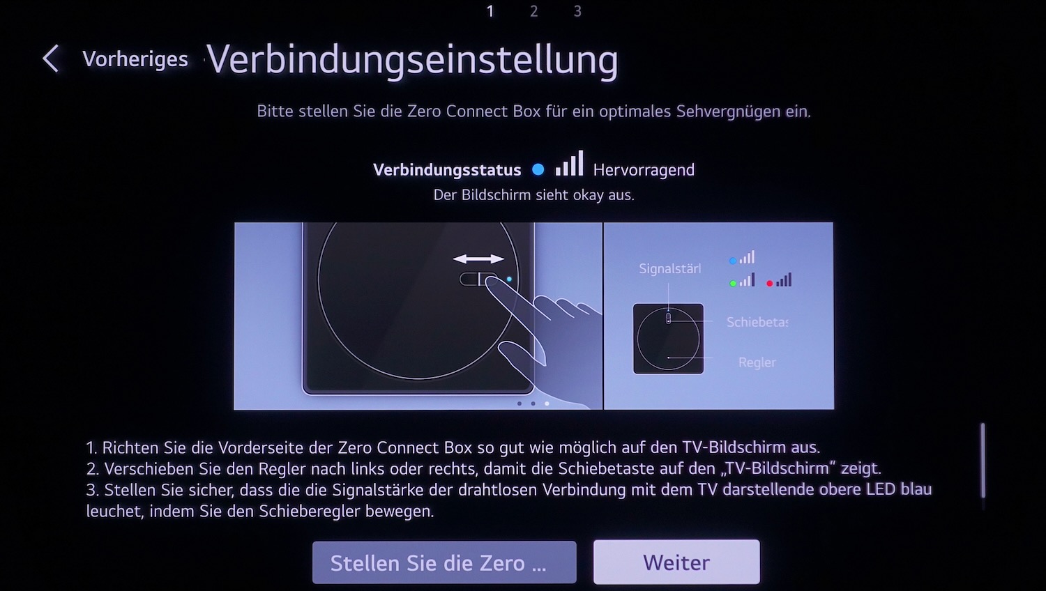 LG OLED M5 Zero Connect Box Einrichtung