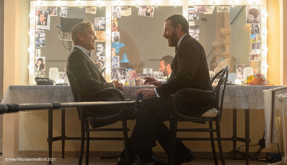 George Clooney und Adam Sandler in JAY KELLY