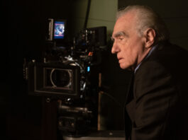 Martin Scorsese mit einer Kamera