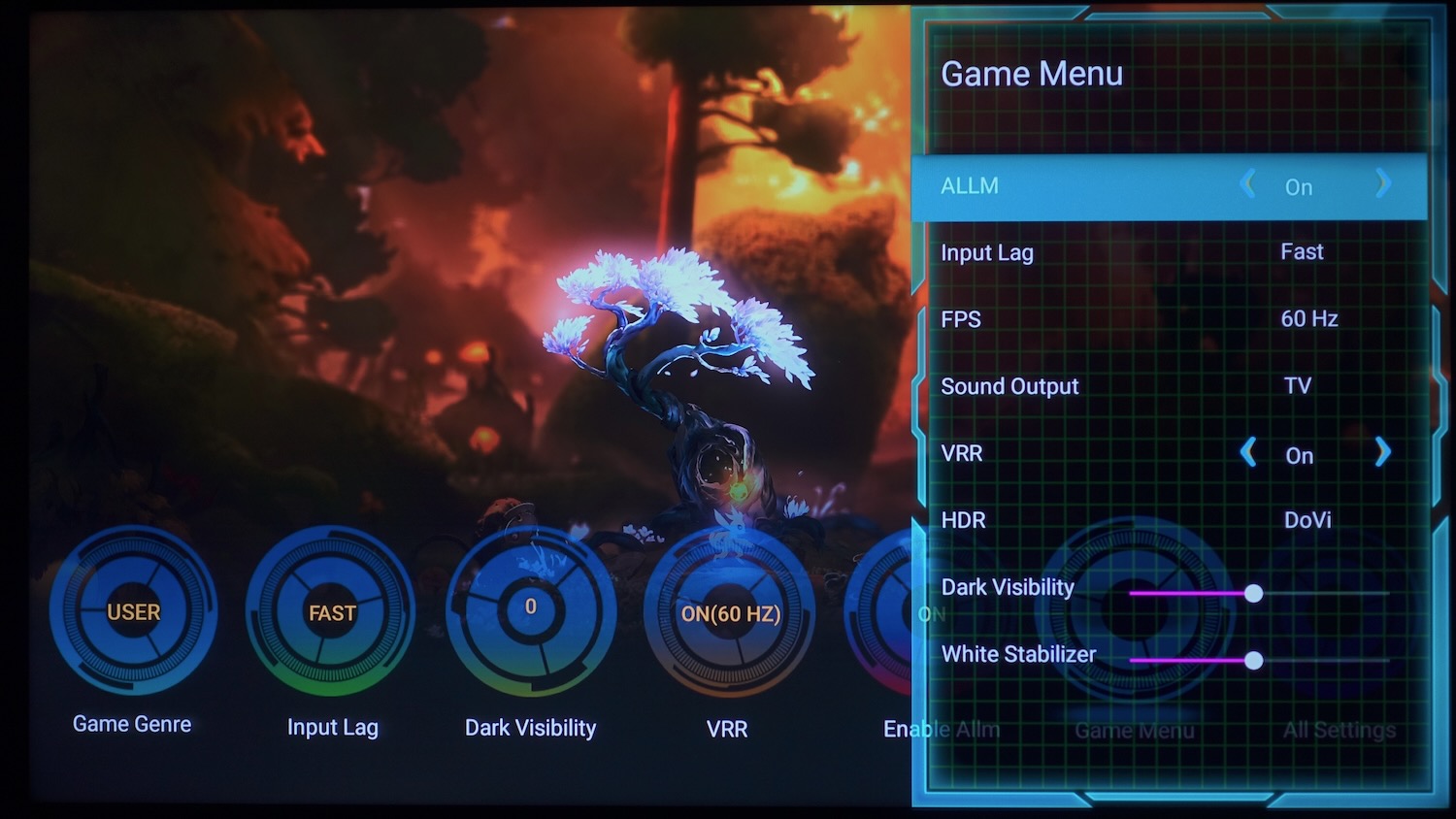 Panasonic W83A Game Optimizer