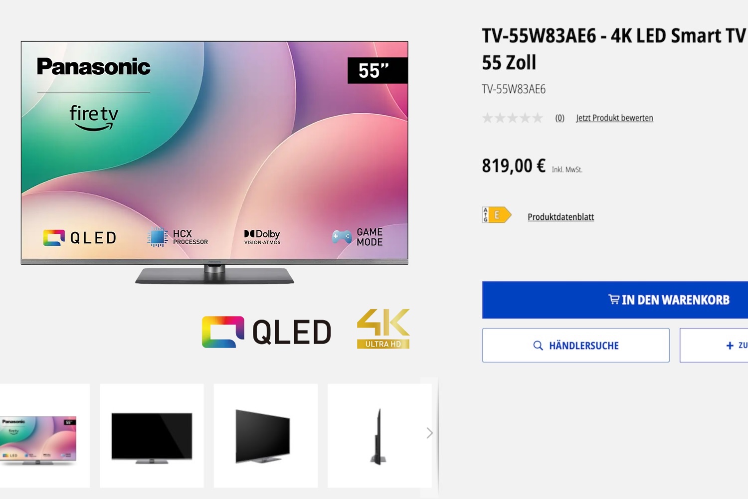 TV-55W83AE6-Preis