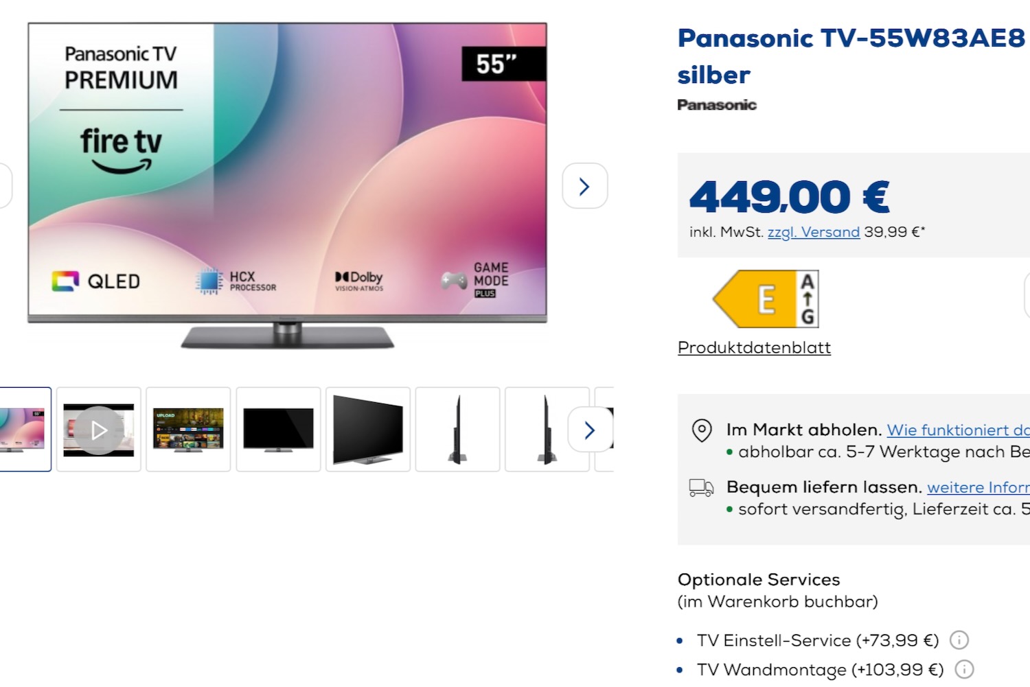 TV-55W83AE8-Preis