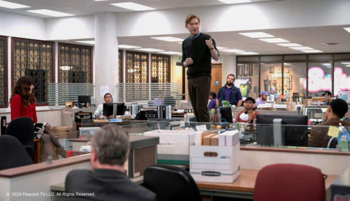 Domhnall Gleeson in THE PAPER