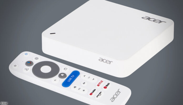 Neue Google-TV-Box von Acer mit zahlreichen Anschlüssen