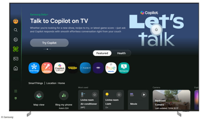 IFA 2025: Microsoft Copilot in 2025-er Samsung-TVs.
