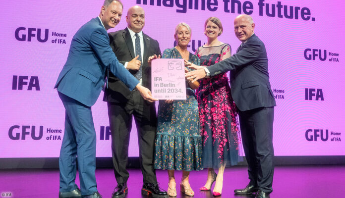 IFA bleibt bis mindestens 2034 in Berlin.