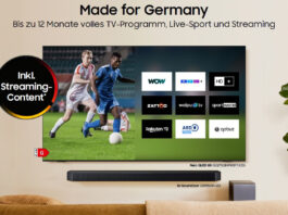 Samsung belohnt TV-Kauf mit Gratis-Streaming.