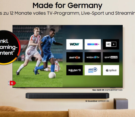 Samsung belohnt TV-Kauf mit Gratis-Streaming.