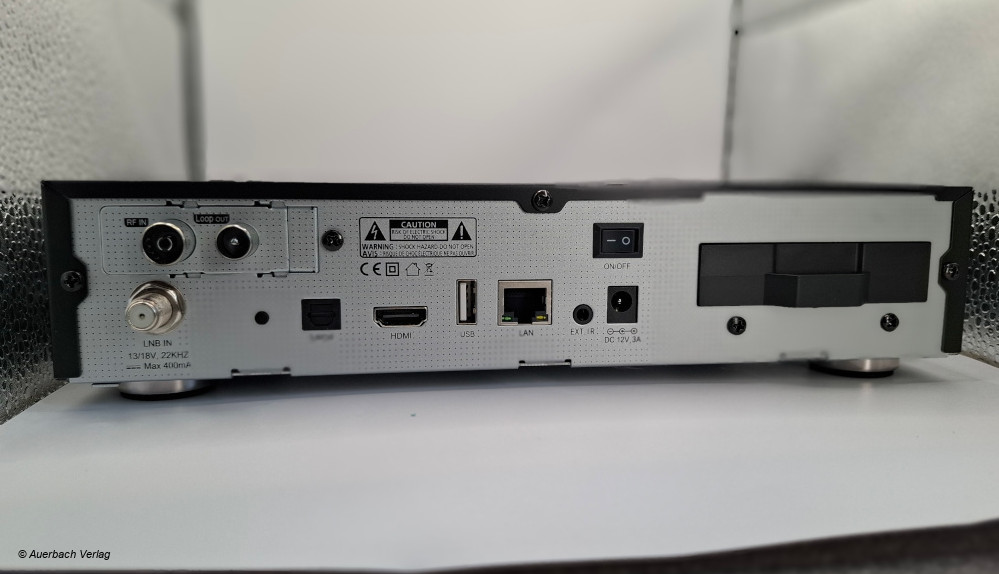 Abcom Pulse 4K, Anschlüsse