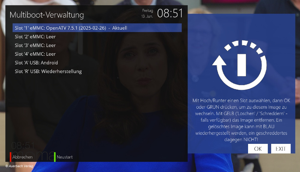 Abcom Pulse 4K, Multiboot