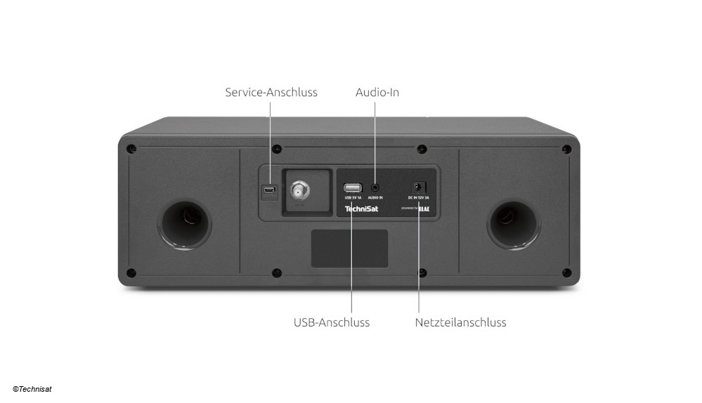 Technisat Digitalradio 3, Anschlüsse
