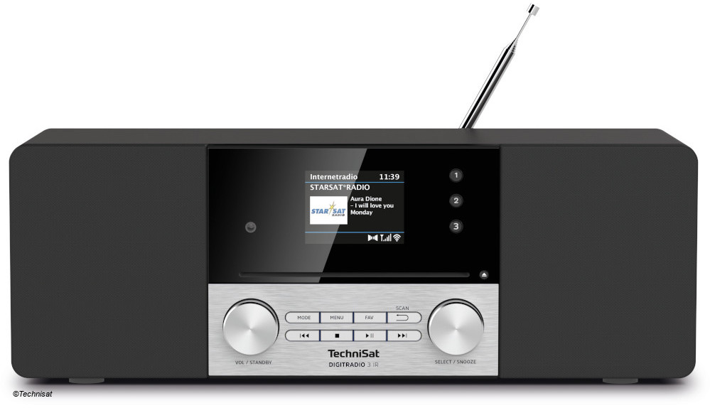 Technisat Digitalradio 3, Front