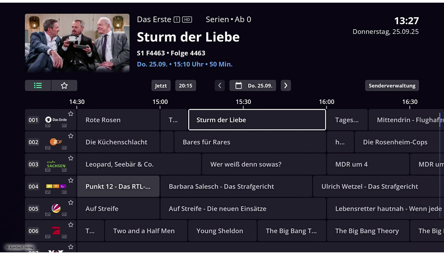 Waipu.TV Stick 2. Generation EPG