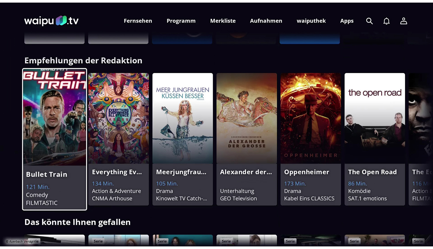 Waipu.TV Stick 2. Generation Empfehlungen