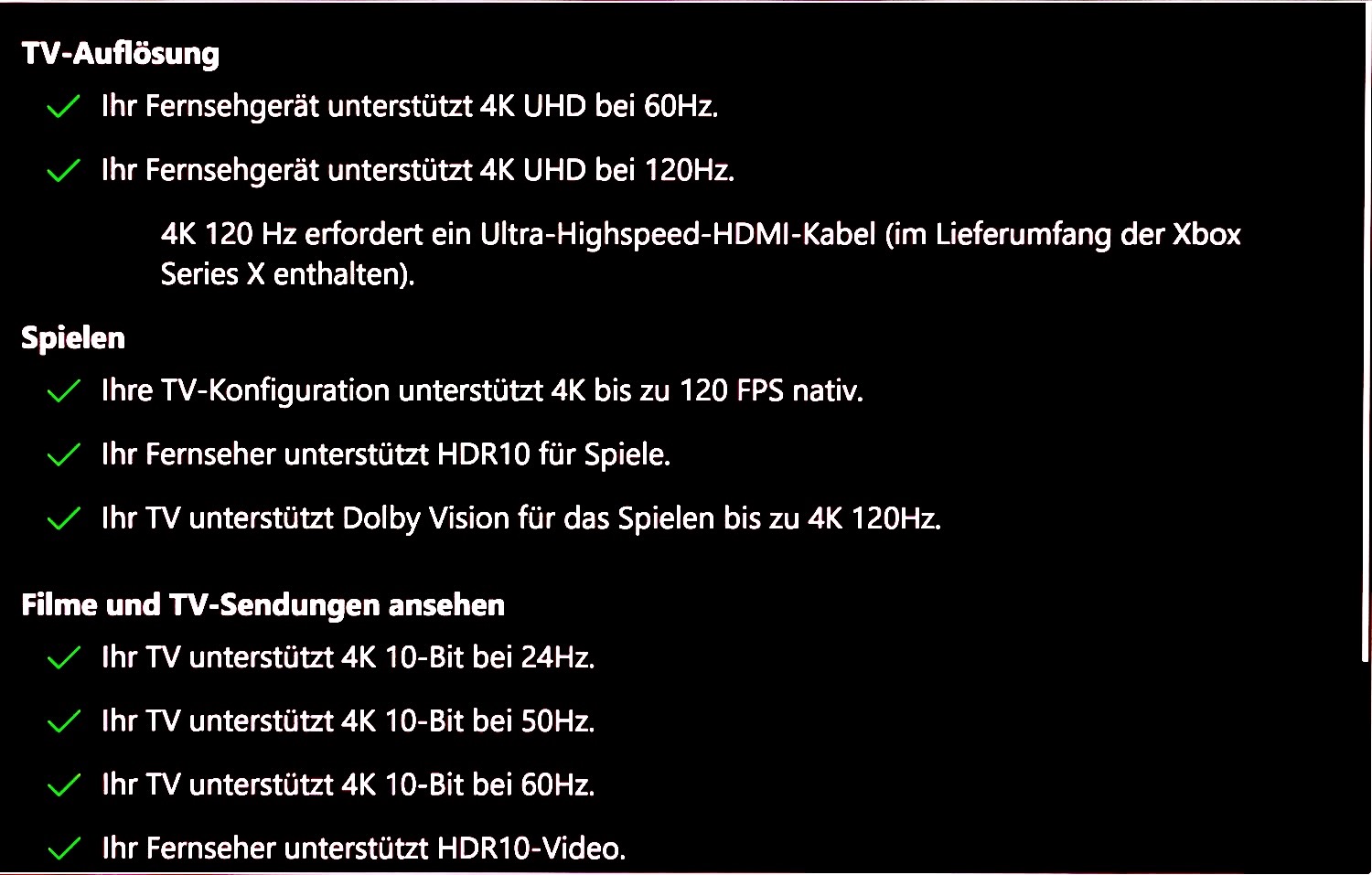 Panasonic TV42Z90B AV Formate